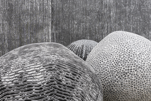 Carved Painting – Monochrome –